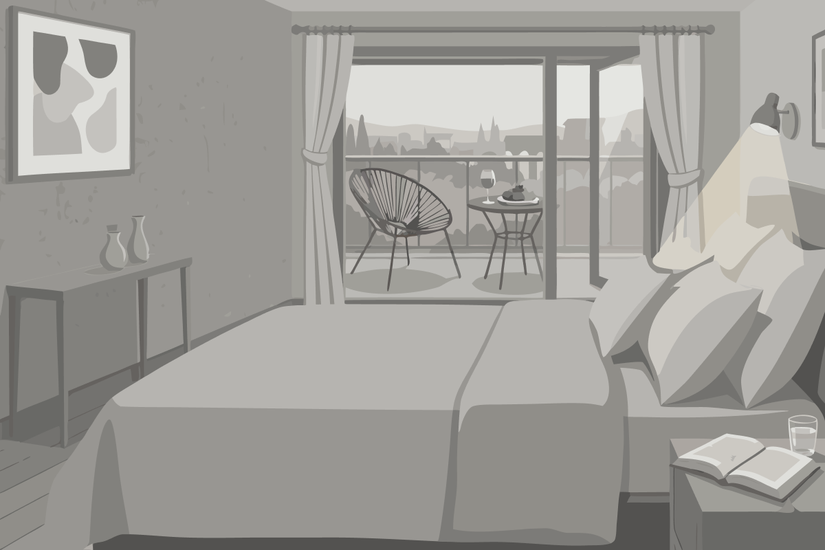 Double Room with Roll-in Shower - Disability Access/Non-Smoking